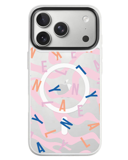 iPhone Rearguard MagSwap - Monogram 1.0 Rainbow