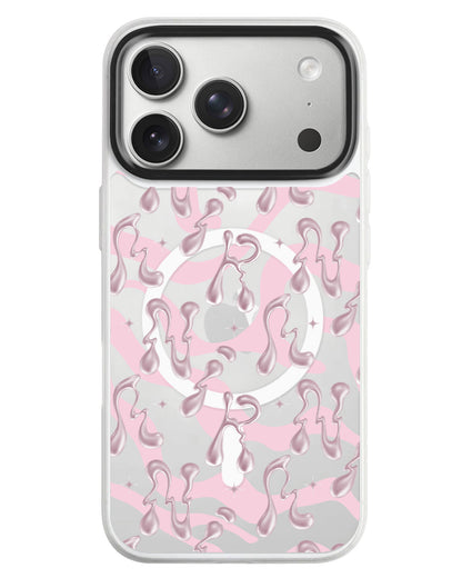 iPhone Rearguard MagSwap - Pink Chrome Monogram 2.0