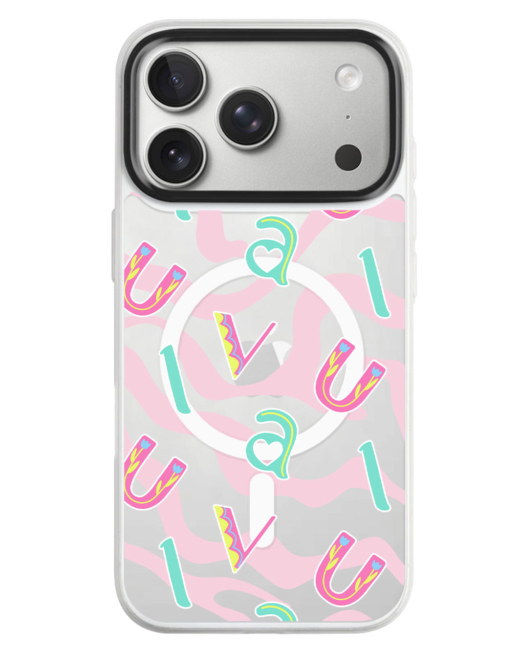 iPhone Rearguard MagSwap - Playful Monogram 6.0