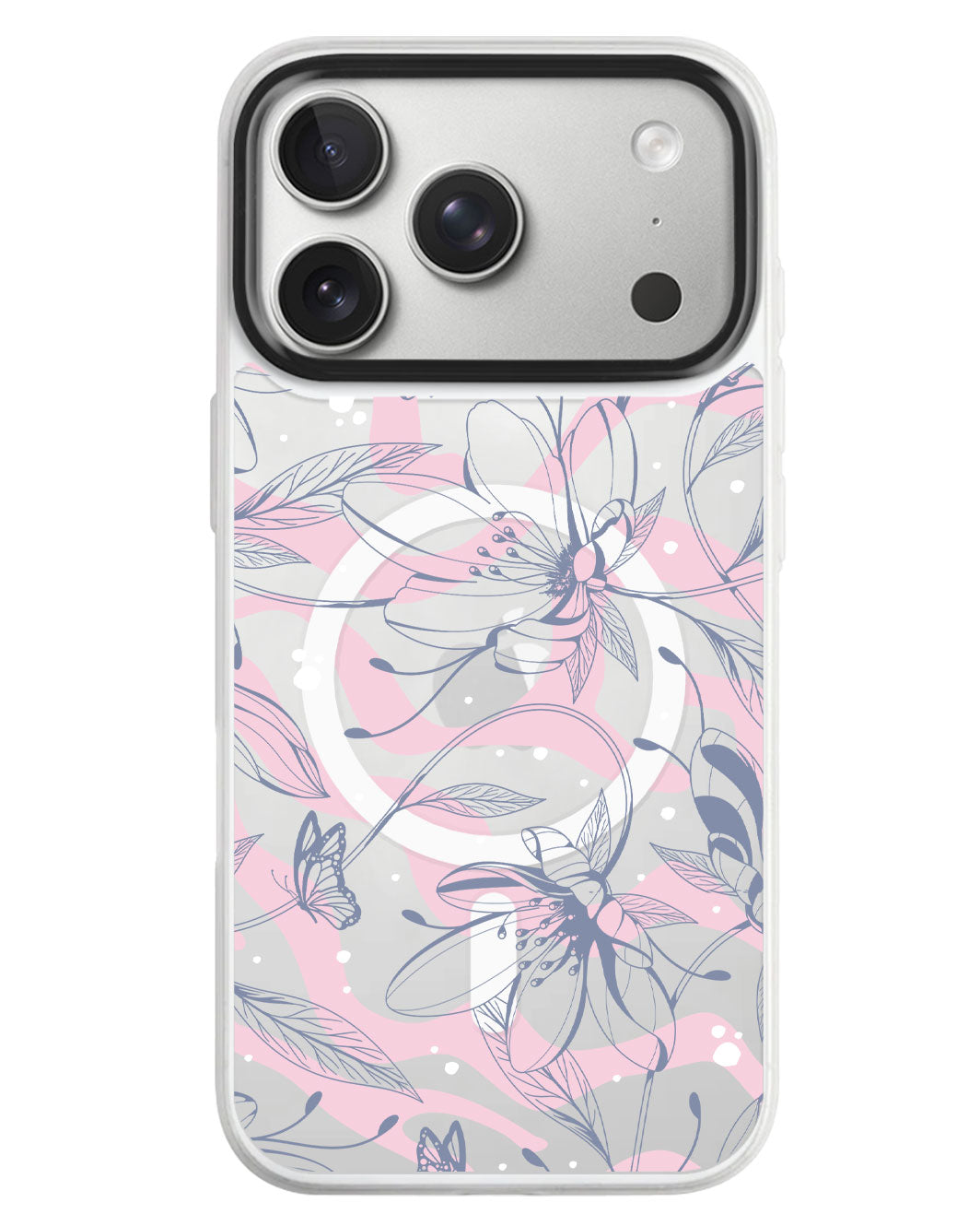 iPhone Rearguard MagSwap - Sketchy Flower & Butterfly 2.0