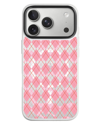iPhone Rearguard MagSwap - Pink Argyle