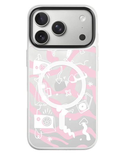 iPhone Rearguard MagSwap - Rock N Roll White