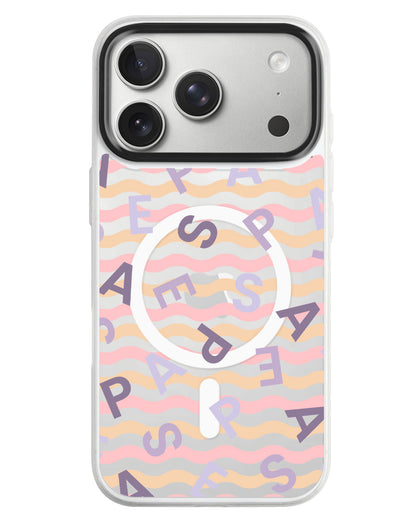 iPhone Rearguard MagSwap - Aespa Monogram