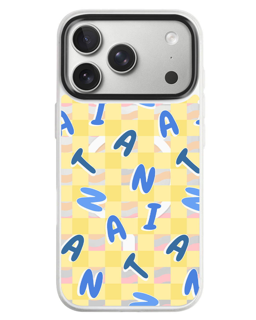 iPhone Rearguard MagSwap - Checkered Monogram 3.0