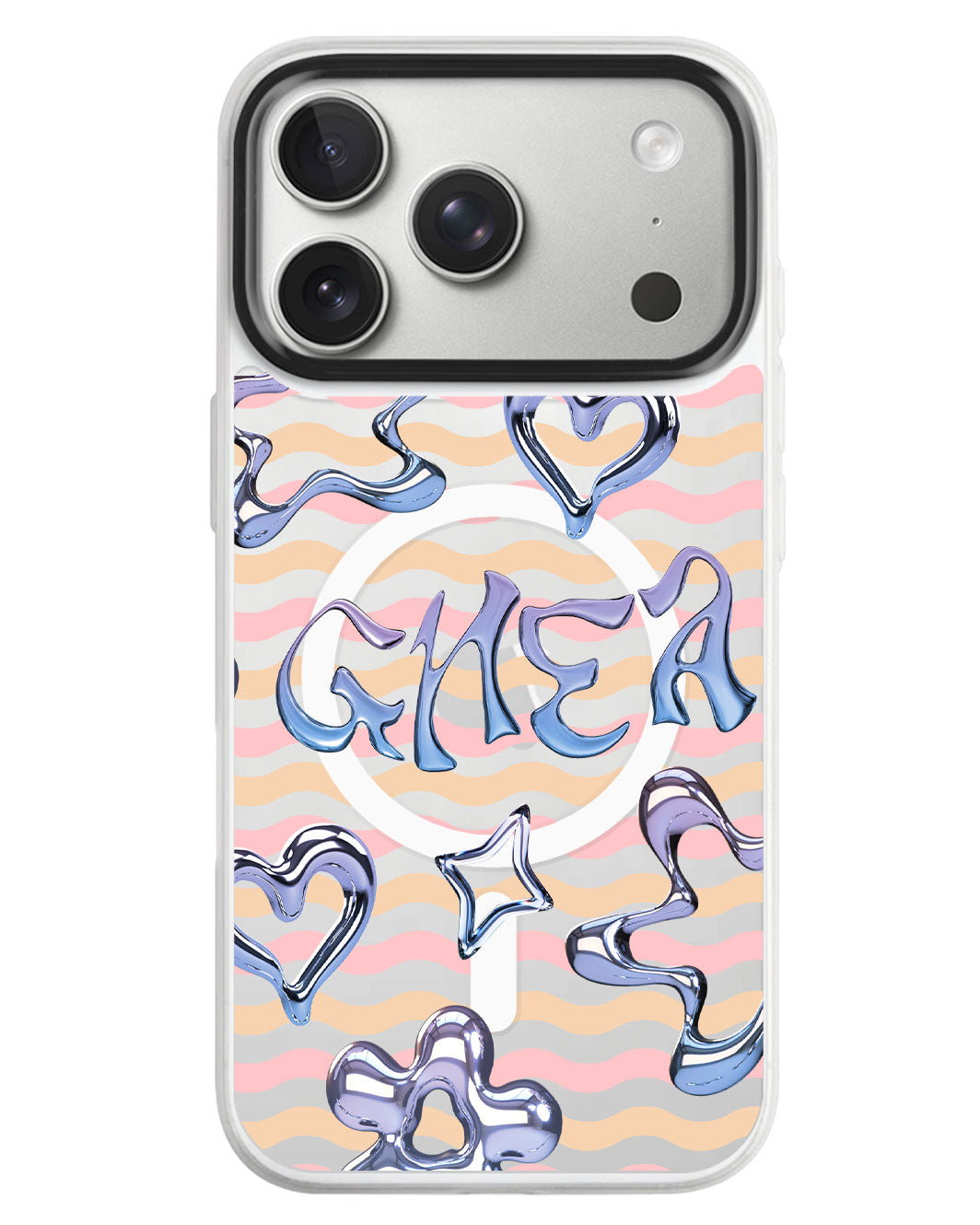 iPhone Rearguard MagSwap - Chrome Monogram 1.0