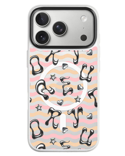 iPhone Rearguard MagSwap - Chrome Monogram 2.0