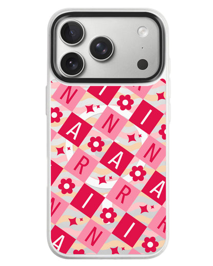 iPhone Rearguard MagSwap - Flower Grid Monogram 1.0