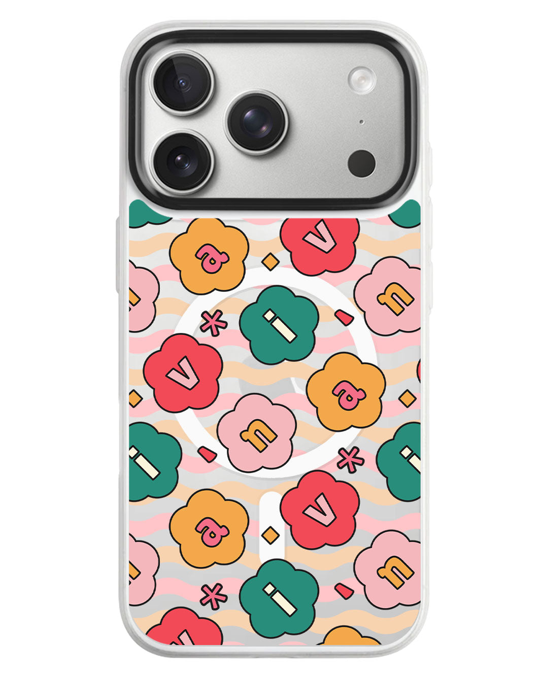 iPhone Rearguard MagSwap - Flower Petals Monogram 3.0