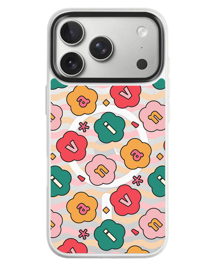 iPhone Rearguard MagSwap - Flower Petals Monogram 3.0