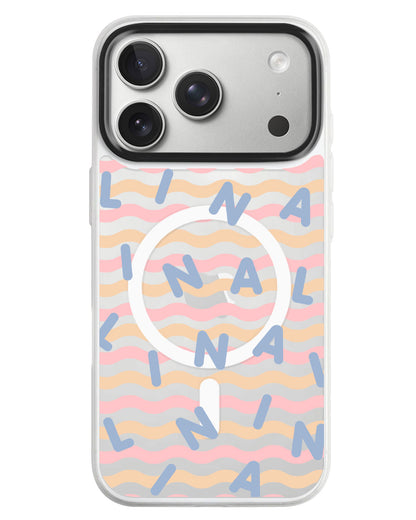 iPhone Rearguard MagSwap - Monogram 2.0 Blue