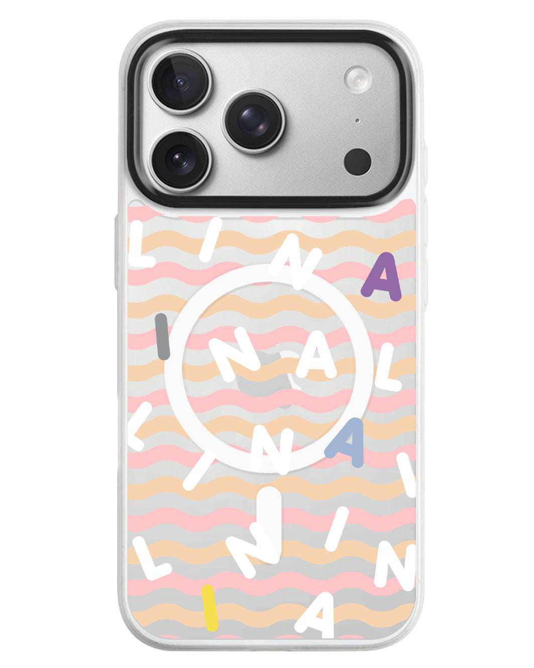 iPhone Rearguard MagSwap - Monogram 2.0 Putih
