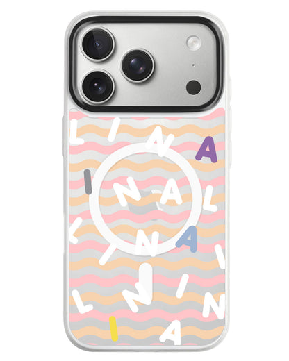 iPhone Rearguard MagSwap - Monogram 2.0 Putih