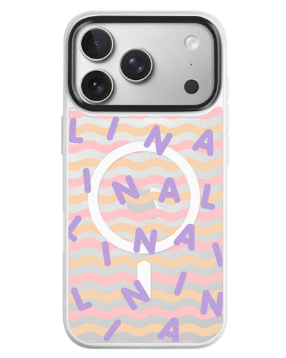 iPhone Rearguard MagSwap - Monogram 2.0 Ungu