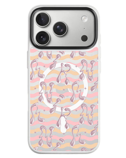 iPhone Rearguard MagSwap - Pink Chrome Monogram 2.0
