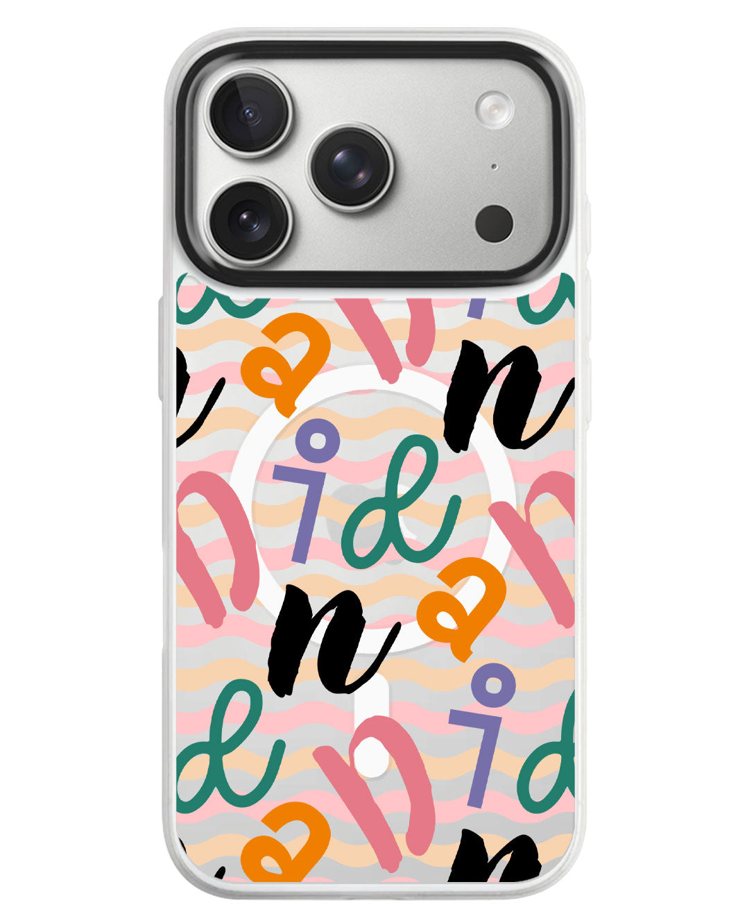 iPhone Rearguard MagSwap - Playful Monogram 3.0