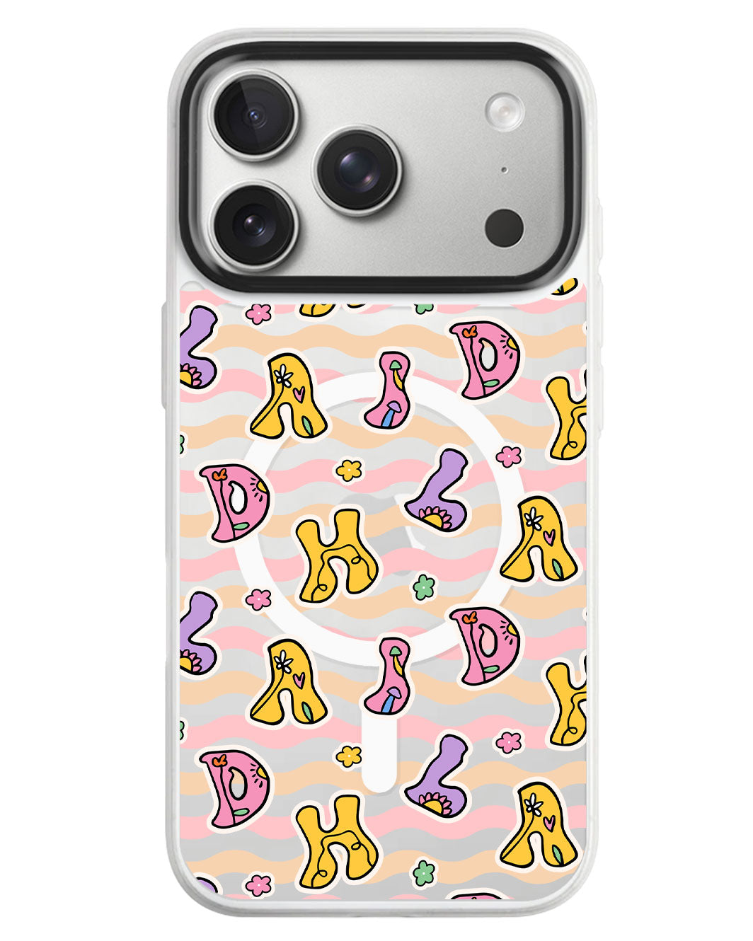 iPhone Rearguard MagSwap - Playful Monogram 7.0