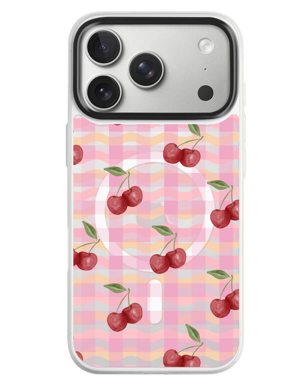 iPhone Rearguard MagSwap - Cherry Tartan