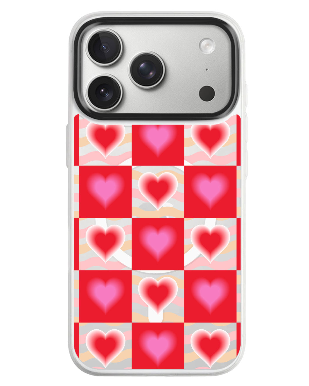 iPhone Rearguard MagSwap - Love Checkered