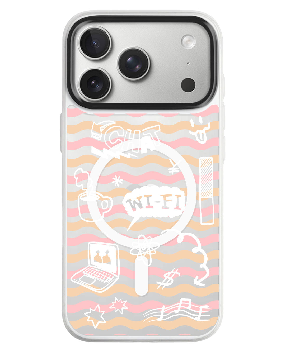 iPhone Rearguard MagSwap - Social White