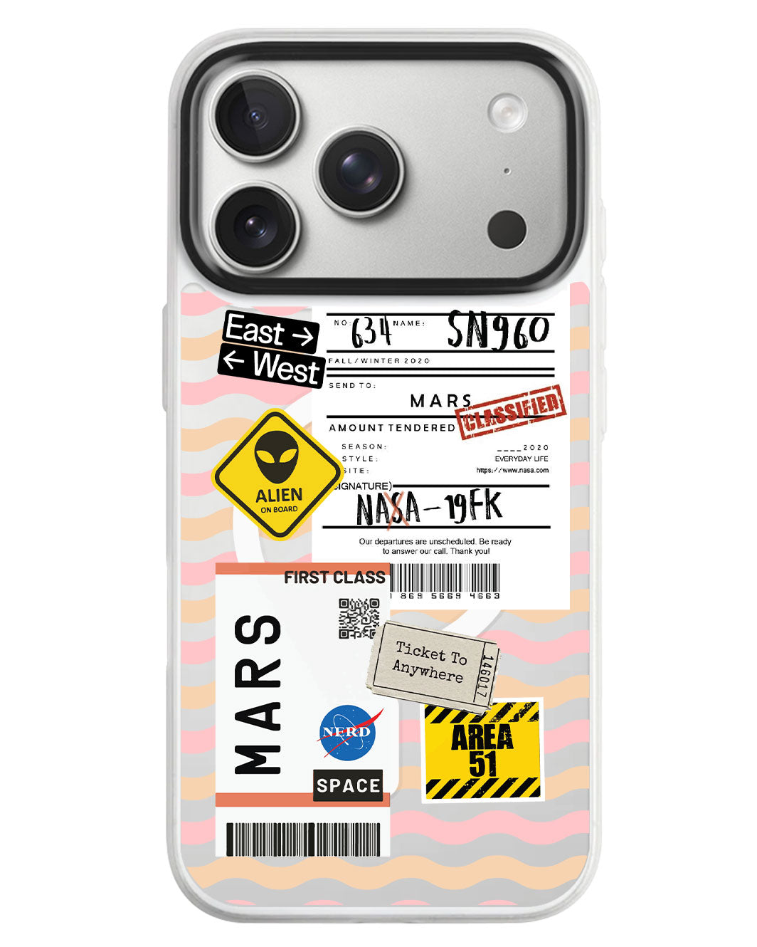 iPhone Rearguard MagSwap - Ticket To Mars