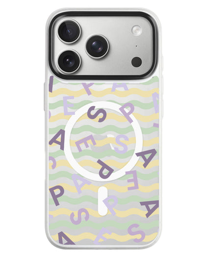 iPhone Rearguard MagSwap - Aespa Monogram