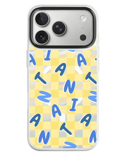iPhone Rearguard MagSwap - Checkered Monogram 3.0