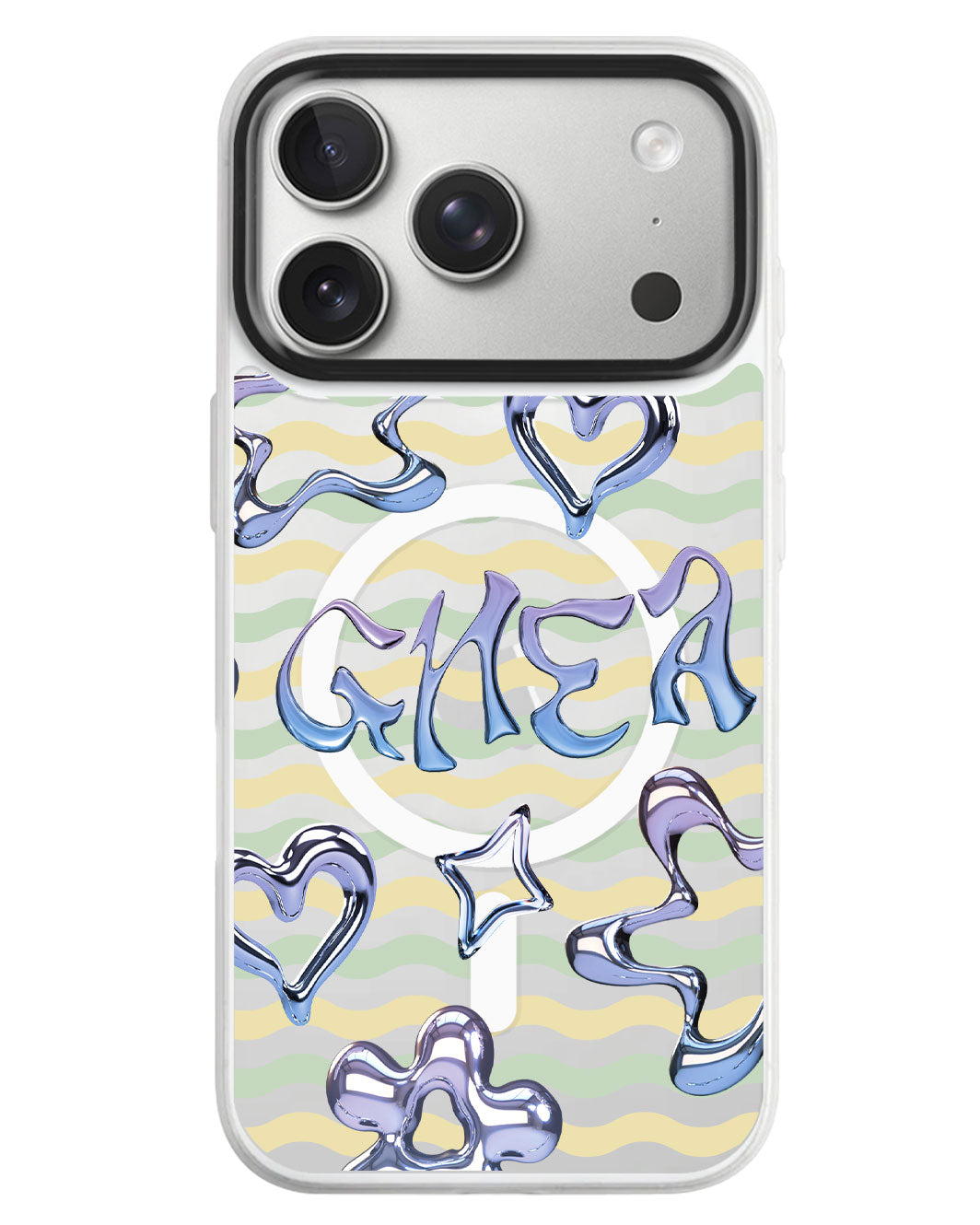 iPhone Rearguard MagSwap - Chrome Monogram 1.0