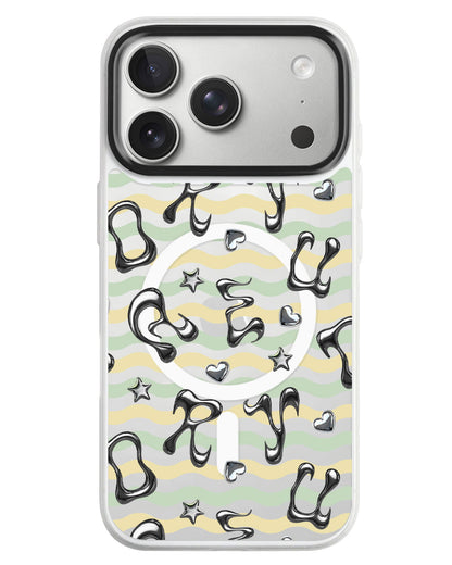 iPhone Rearguard MagSwap - Chrome Monogram 2.0