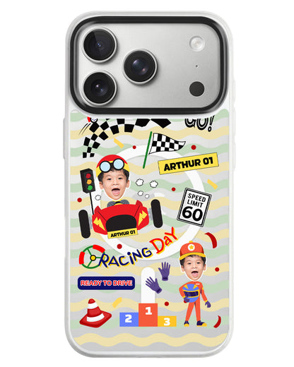 iPhone Rearguard MagSwap - Face Grid Dream Racer