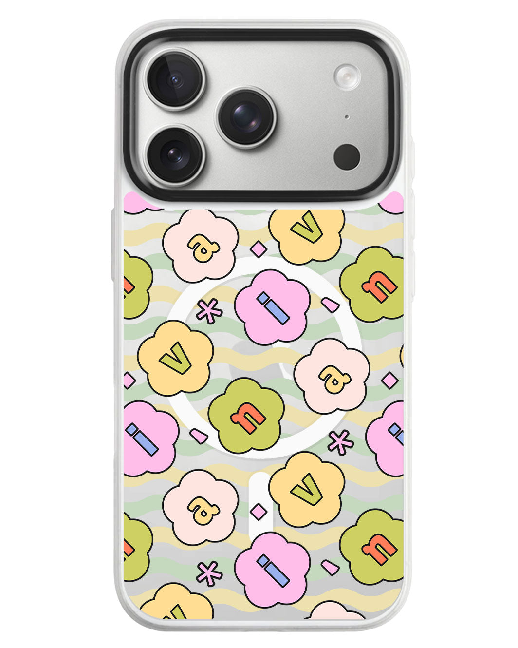iPhone Rearguard MagSwap - Flower Petals Monogram 1.0