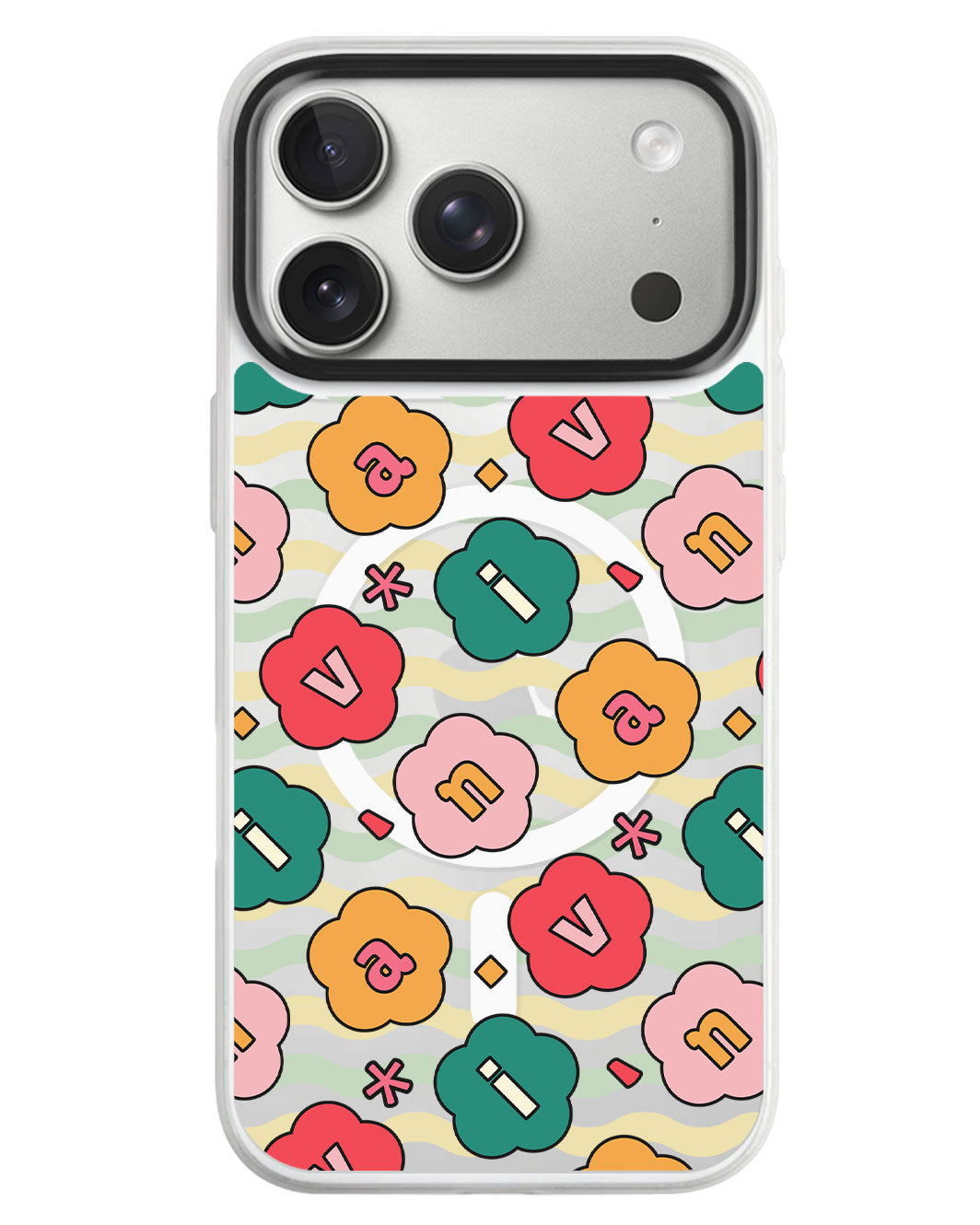 iPhone Rearguard MagSwap - Flower Petals Monogram 3.0