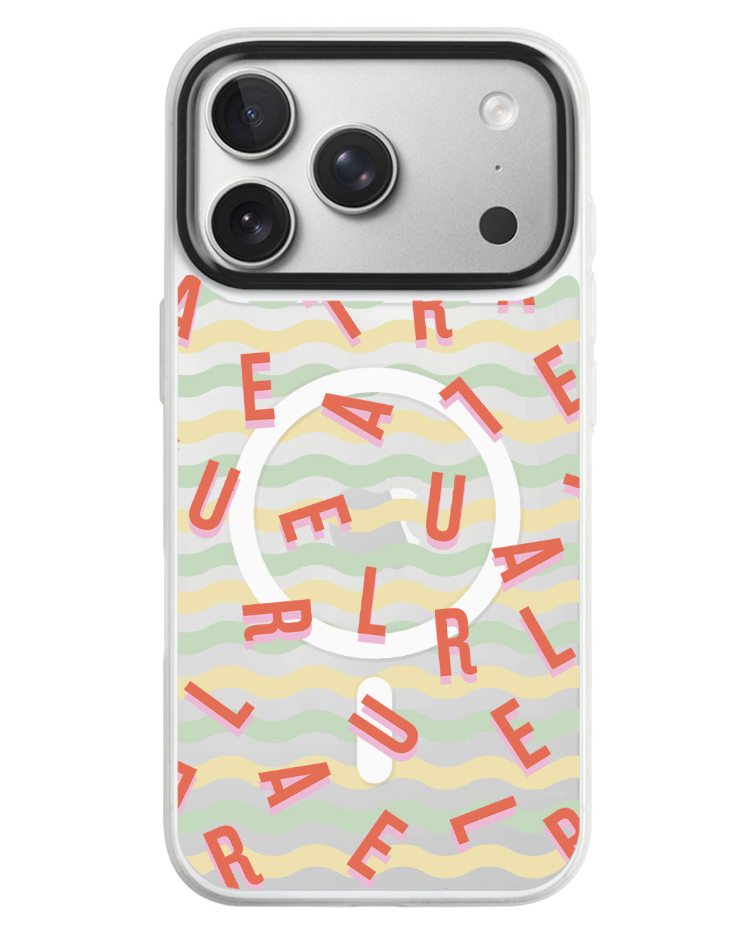 iPhone Rearguard MagSwap - Monogram 1.0 Coral