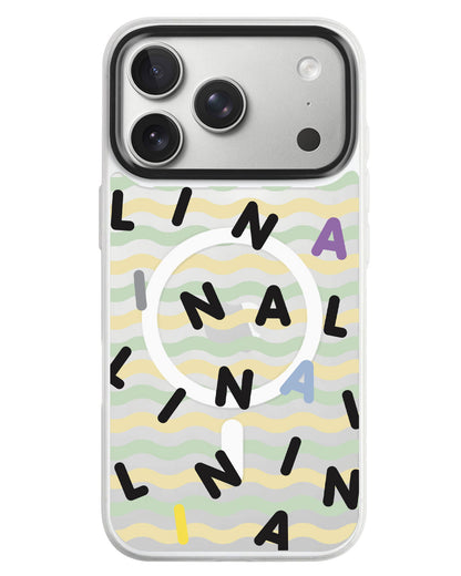 iPhone Rearguard MagSwap - Monogram 2.0 Hitam