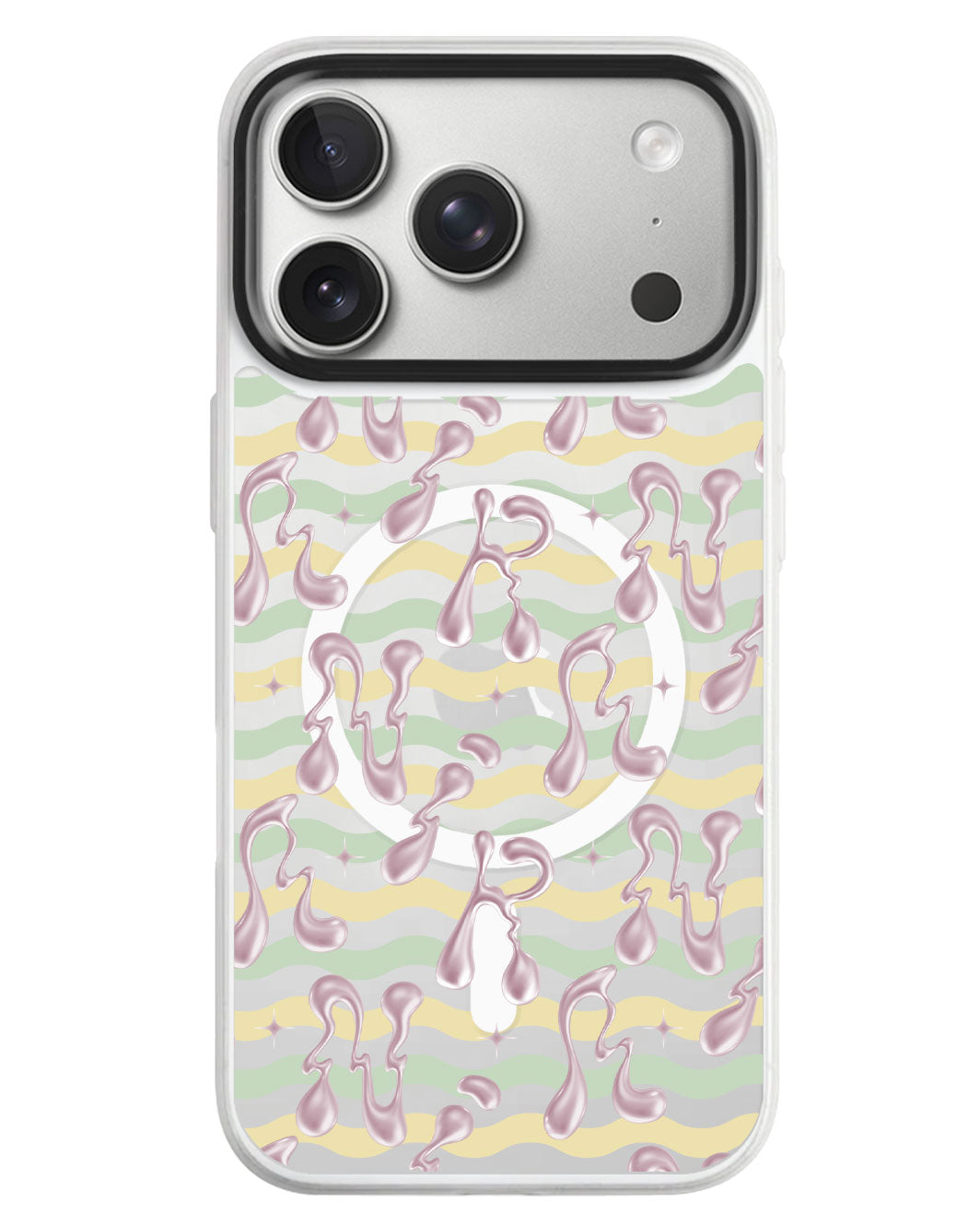 iPhone Rearguard MagSwap - Pink Chrome Monogram 2.0