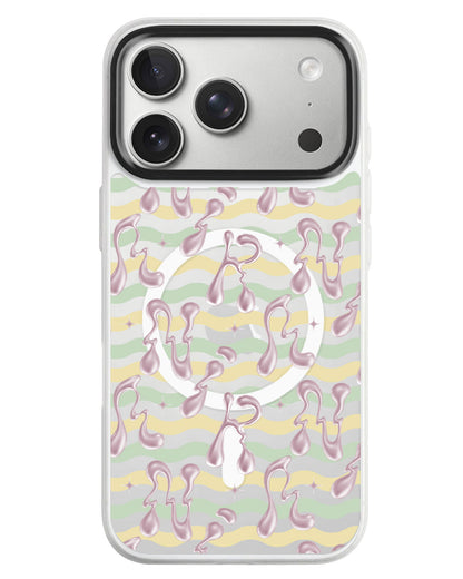 iPhone Rearguard MagSwap - Pink Chrome Monogram 2.0