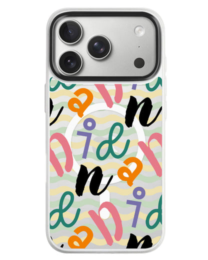 iPhone Rearguard MagSwap - Playful Monogram 3.0