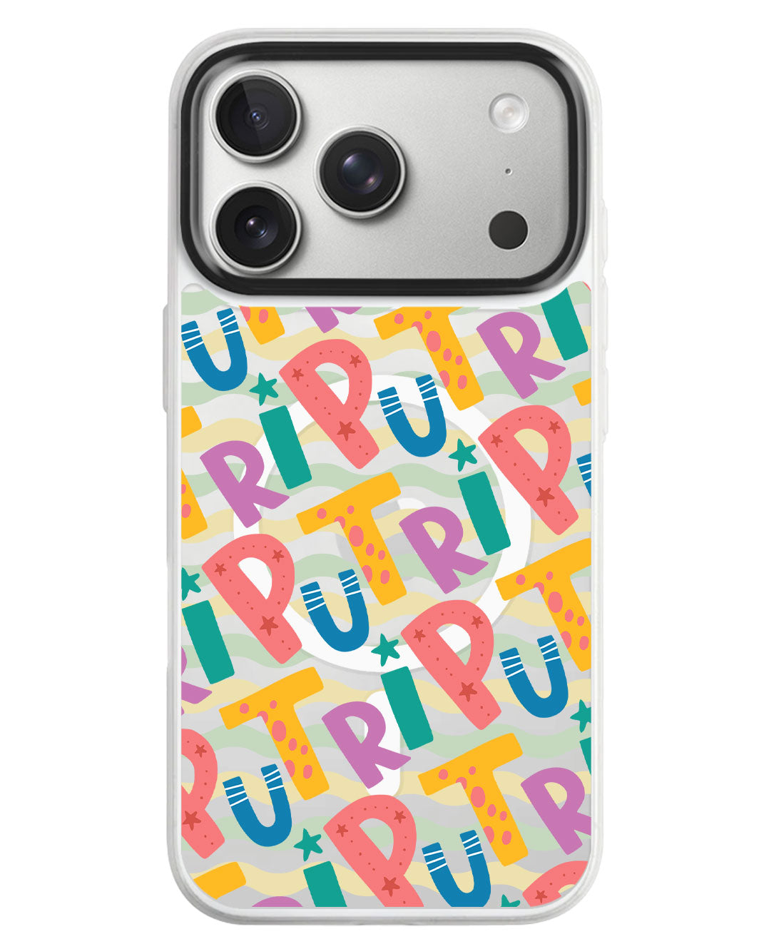 iPhone Rearguard MagSwap - Playful Monogram 4.0