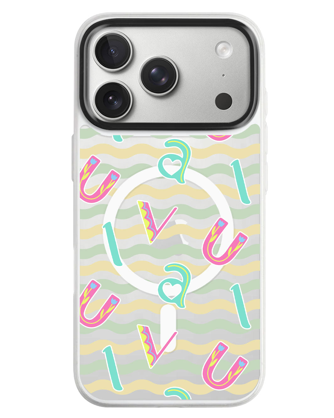 iPhone Rearguard MagSwap - Playful Monogram 6.0