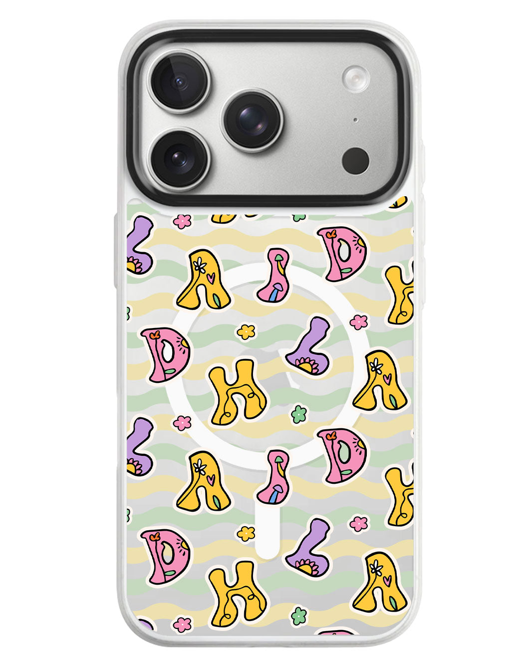 iPhone Rearguard MagSwap - Playful Monogram 7.0