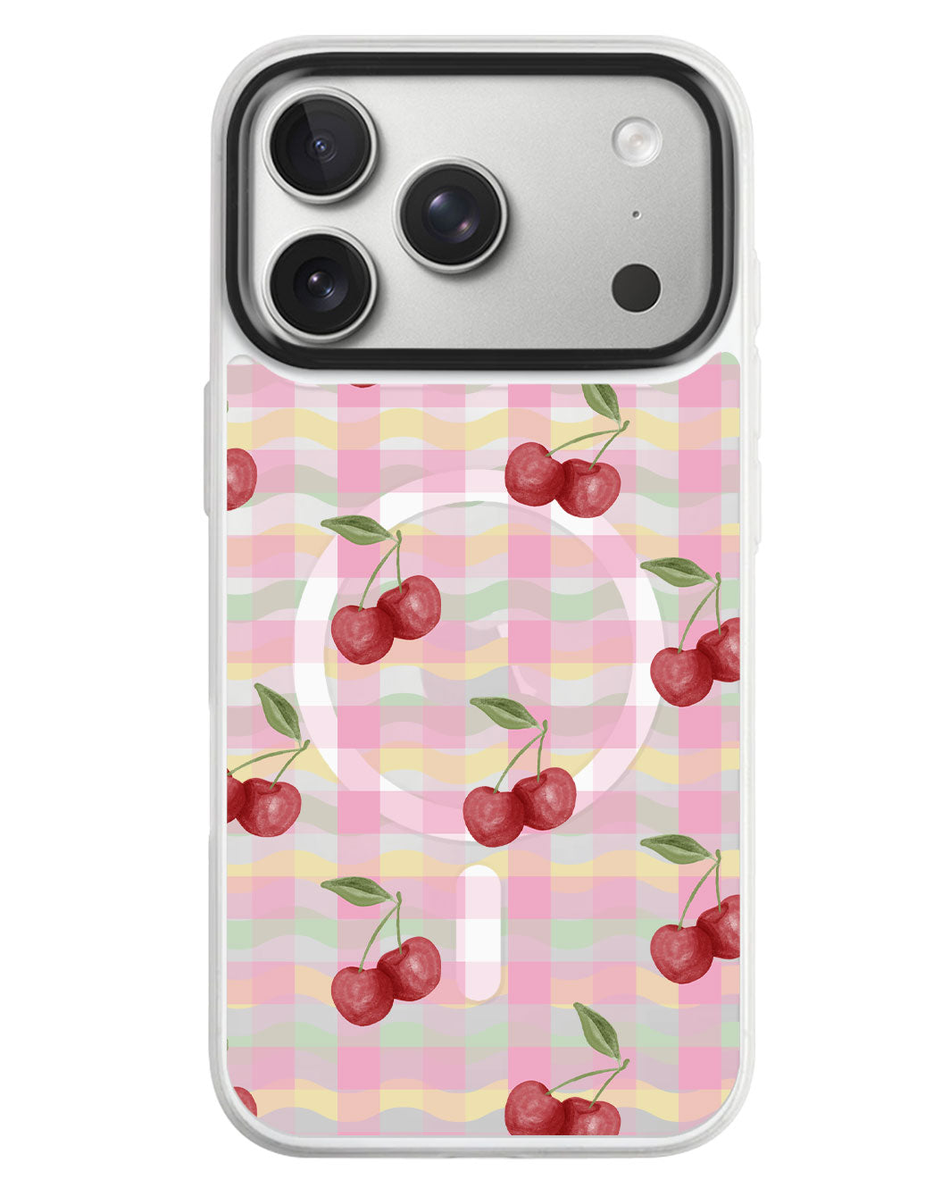 iPhone Rearguard MagSwap - Cherry Tartan