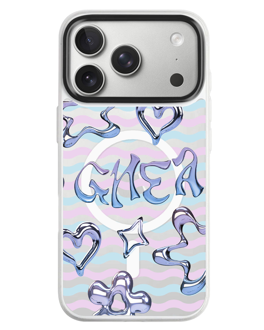 iPhone Rearguard MagSwap - Chrome Monogram 1.0