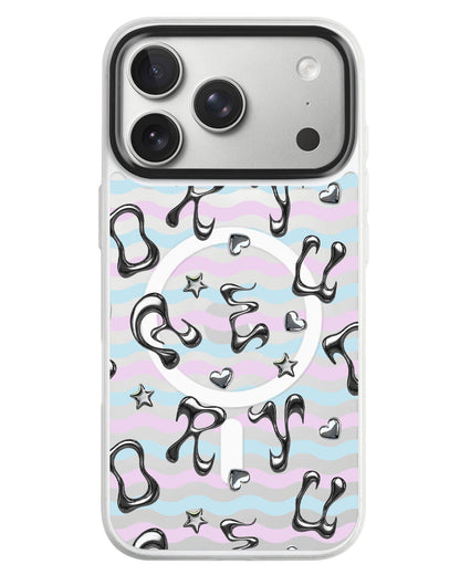 iPhone Rearguard MagSwap - Chrome Monogram 2.0
