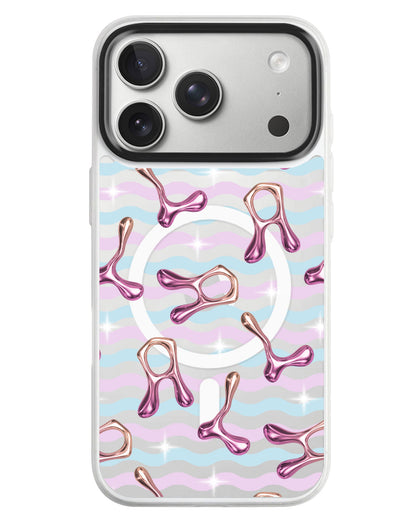 iPhone Rearguard MagSwap - Chrome Monogram 3.0