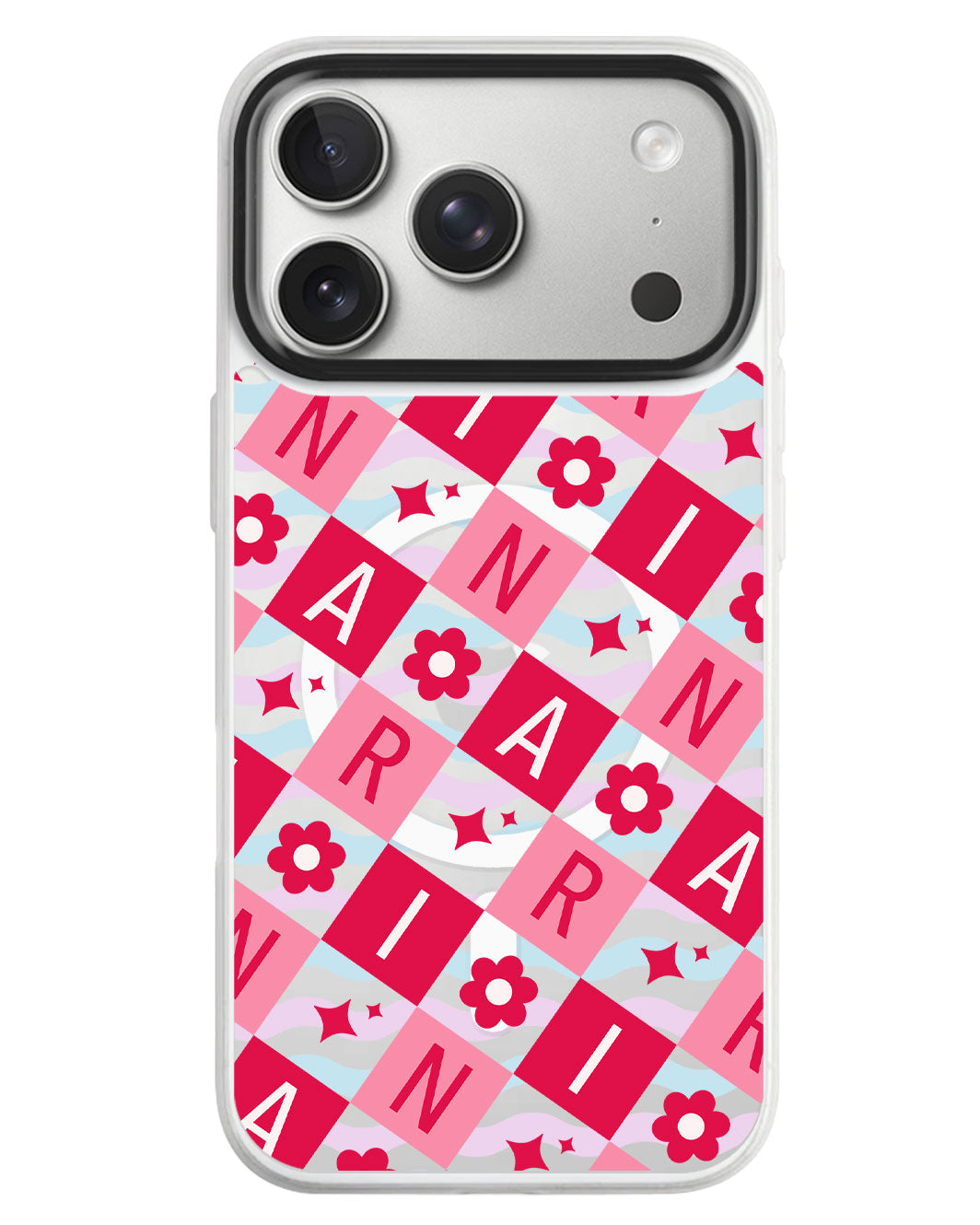 iPhone Rearguard MagSwap - Flower Grid Monogram 1.0