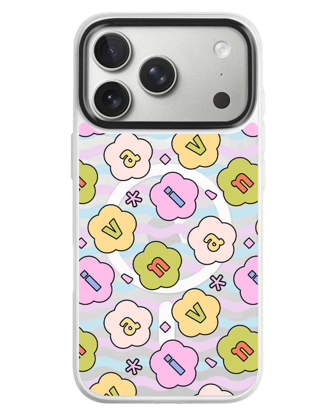 iPhone Rearguard MagSwap - Flower Petals Monogram 1.0