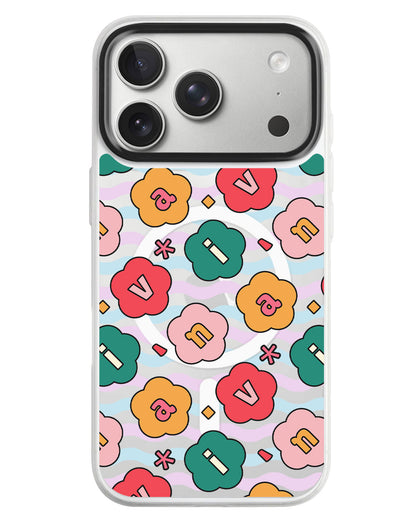 iPhone Rearguard MagSwap - Flower Petals Monogram 3.0