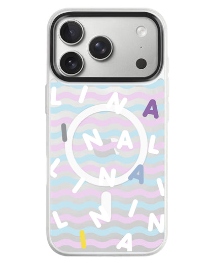 iPhone Rearguard MagSwap - Monogram 2.0 Putih