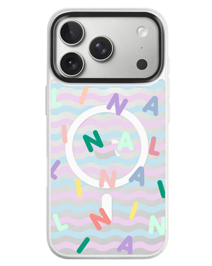 iPhone Rearguard MagSwap - Monogram 2.0 Rainbow