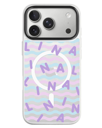 iPhone Rearguard MagSwap - Monogram 2.0 Ungu