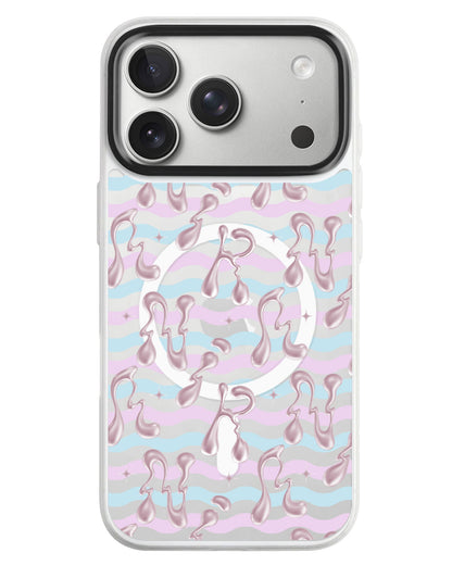 iPhone Rearguard MagSwap - Pink Chrome Monogram 2.0